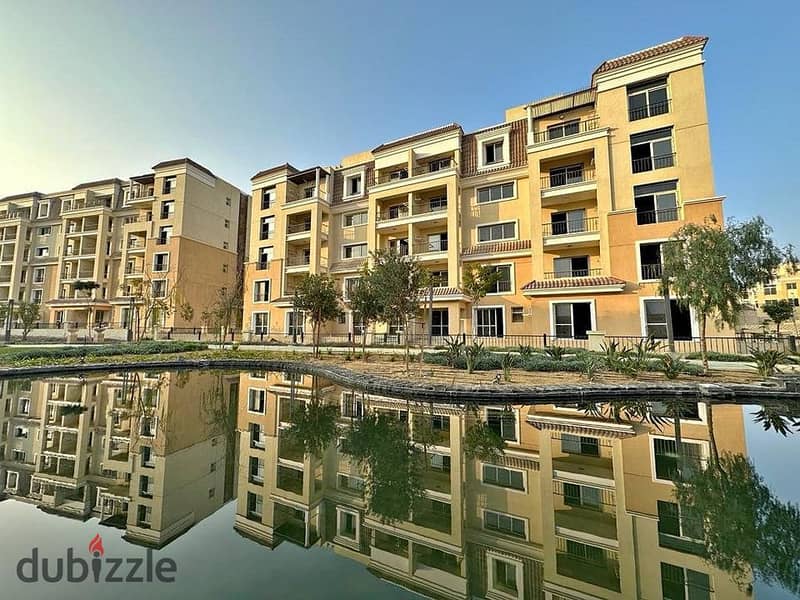 For sale, a 3-room apartment in Saray Sur compound, in Sur with Madinaty 1