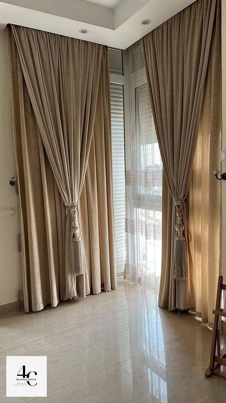 Apartment 192m for sale fully finished with air conditioners view landscape at the lowest price in the market and in the most special phase in Hyde P 3