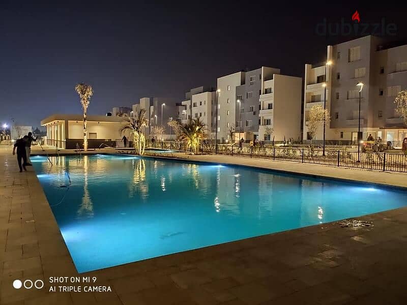 For sale, an apartment 163 m, Courtyard Compound marakez 6th of October  next to Mall of Arabia, landscape view 2