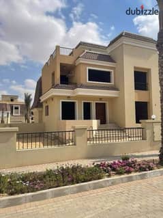 For sale at the price of an apartment, a townhouse of 212 m + garden in Sarai, next to Madinaty, in the heart of Mostakbal City 0