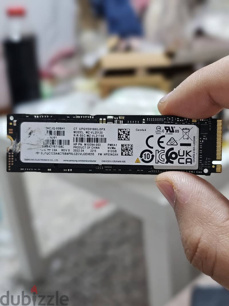 Samsung SSD Nvme 512gb 1