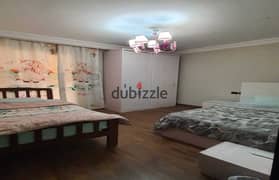 Furnished apartment for rent in Al-Rehab with a private entrance