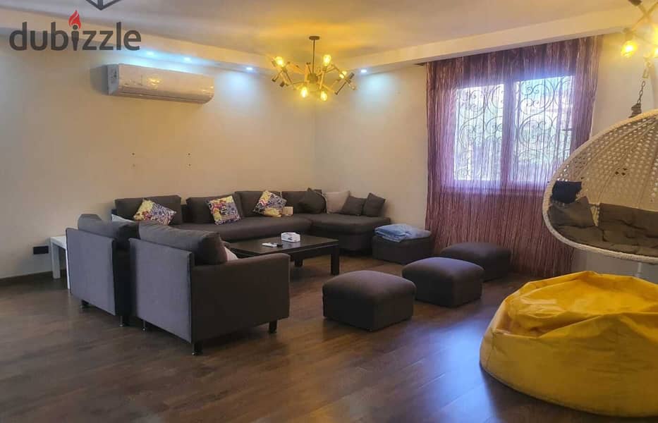 Furnished apartment for rent in Al-Rehab with a private entrance 12