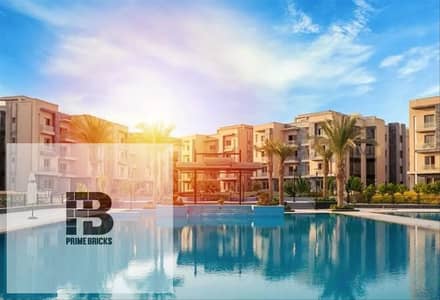 10% down payment 125-m wonderful view in the Fifth Settle For sale, Ready to move in the Golden Square in the Galleria Residences compound, with