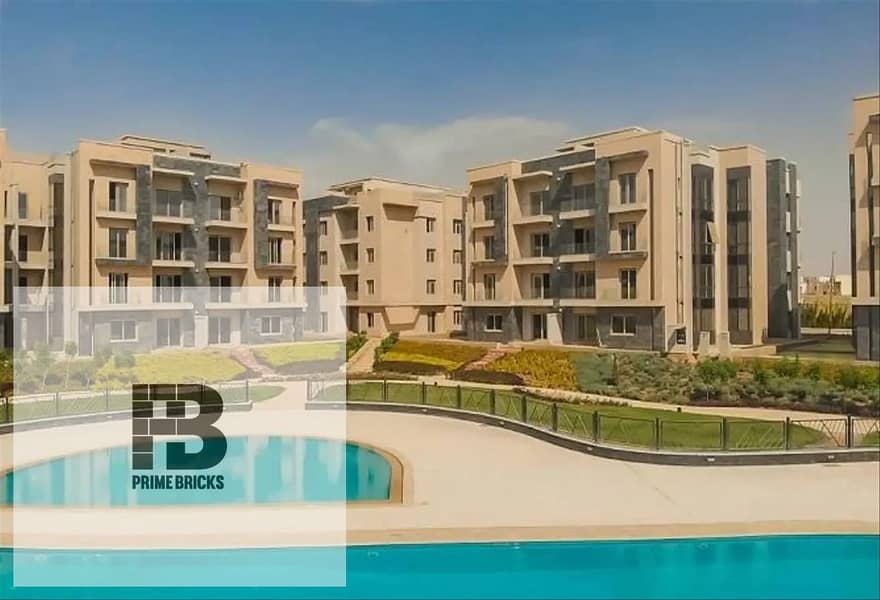 10% down payment 125-m wonderful view in the Fifth Settle For sale, Ready to move in the Golden Square in the Galleria Residences compound, with 3