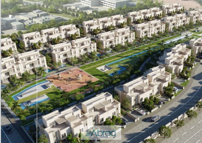 For sale, 245 sqm villa, Town House, West End Compound, Sheikh Zayed, installments over 7 years 9