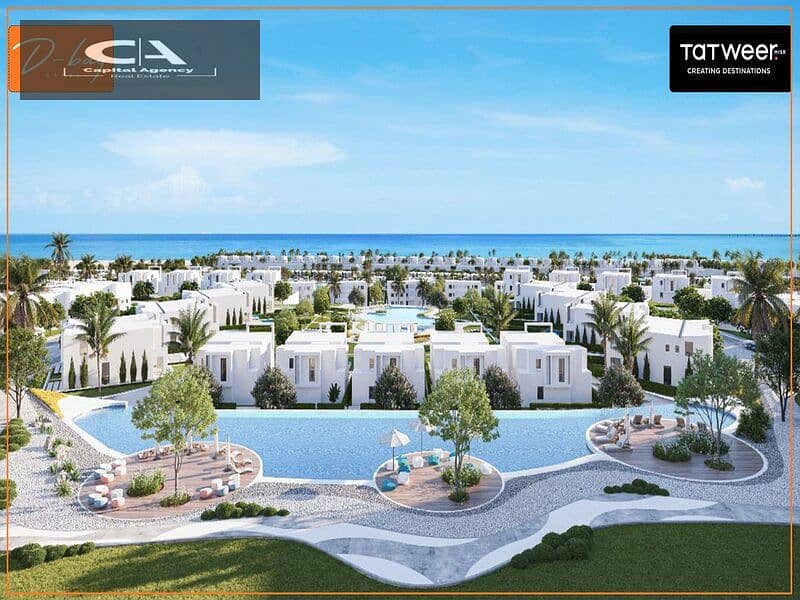 Chalet next to La Vista Bay, in the heart of the coast in D Bay With only 5% down payment Real estate developer Tatweer Misr 15