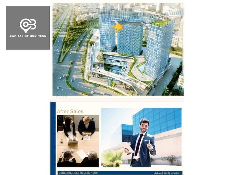 إداري 37م للبيع فى I Business Park - اي بيزنس بارك 7