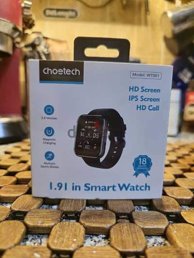 Choetech Smart Watch 1.91 Inch touch screen ساعة سمارت وتش