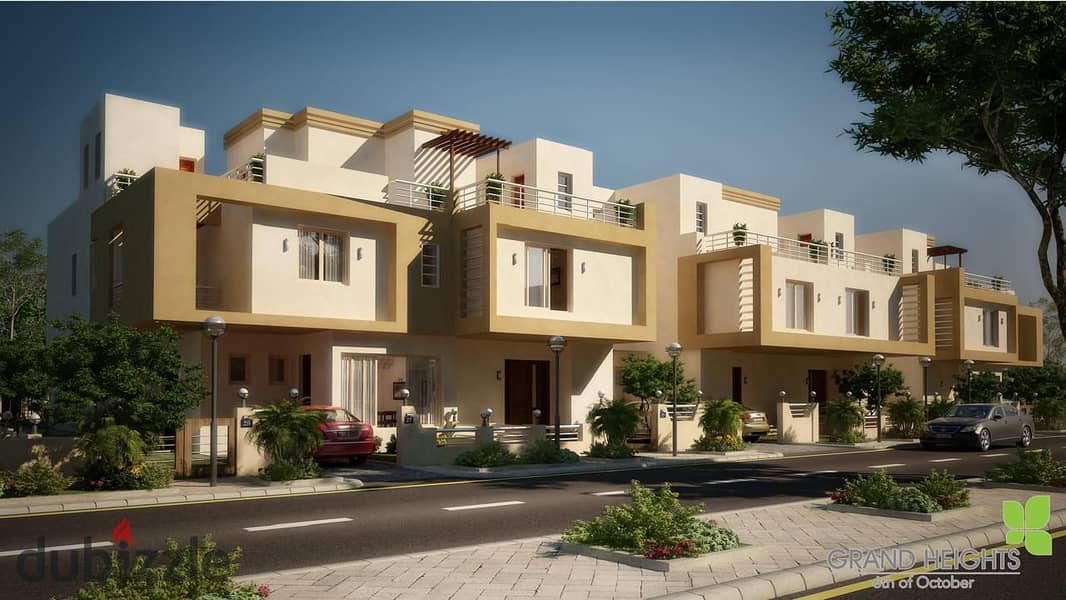 Move into a Fully Finished 350 sqm Villa in a Prime Location in the Heart of Sheikh Zayed at GRAND HEIGHTS 12