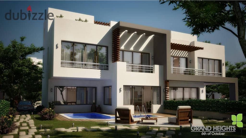 Move into a Fully Finished 350 sqm Villa in a Prime Location in the Heart of Sheikh Zayed at GRAND HEIGHTS 15