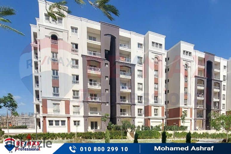 Own your apartment with open views of the largest plaza inside Alex West Compound 17