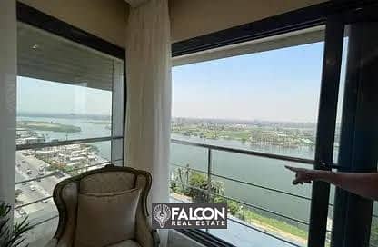 57-meter studio with 25% down payment in Reve Du Nil Tower, hotel-style finishing with air conditioners, directly on the Nile Corniche 5