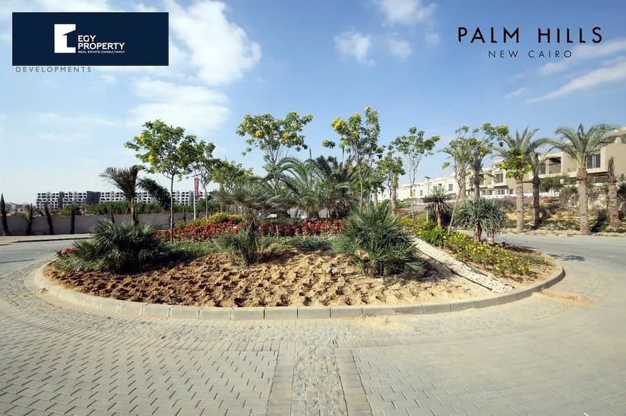 Apartment For Sale in Palm Hills New Cairo With 5% Down Payment and installments with very prime location 5