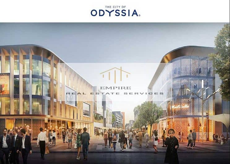 تاون هاوس بسعر شقة فى City of Odyssia لقطة باجمالى سعر ممتاز جداا - مش موجود - على أقساط - فيو لاندسكيب واسع جداا - مطور صبور 2