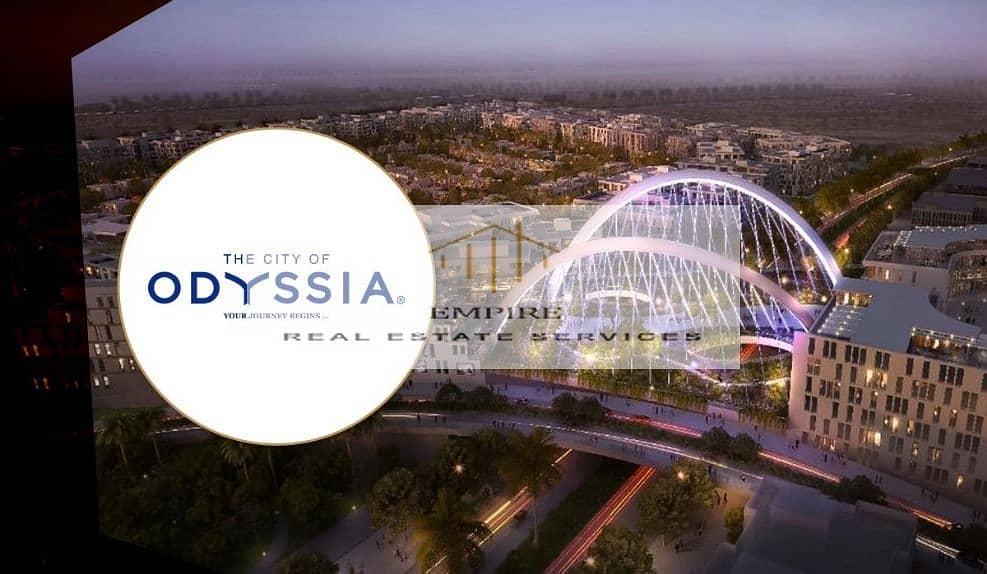 تاون هاوس بسعر شقة فى City of Odyssia لقطة باجمالى سعر ممتاز جداا - مش موجود - على أقساط - فيو لاندسكيب واسع جداا - مطور صبور 3