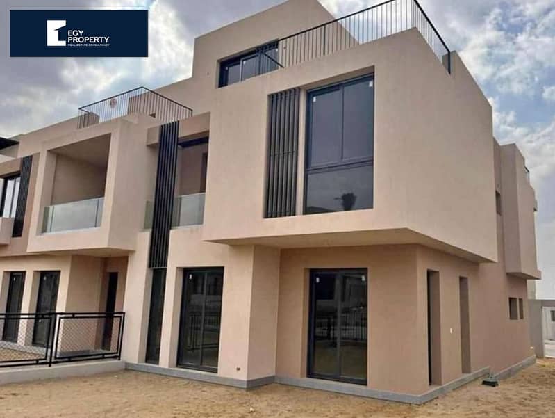 Upgrade now to your new townhouse in Sodic Villette Fully Finished Fully Furnished Ready to live in Golden Square 9