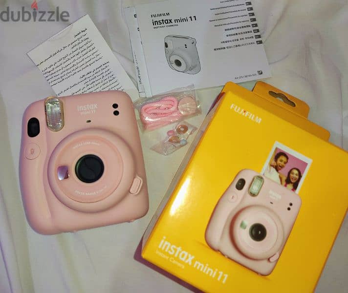 instax mini 11 - Fujifilm - blush pink -استخدام مرة للتجربة 1