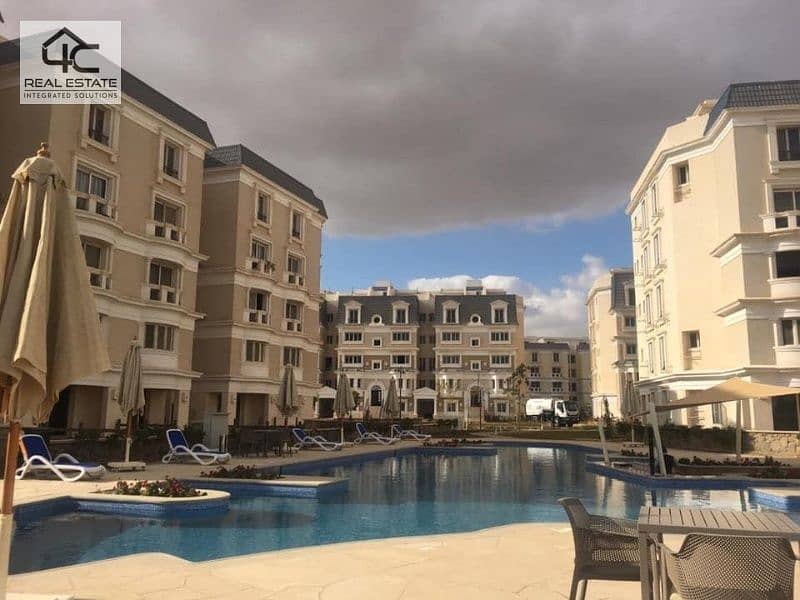 Own a semi-finished corner apartment  199m open view with the lowest down payment and installments, in Mountain View Hyde Park Compound, New Cairo. 7