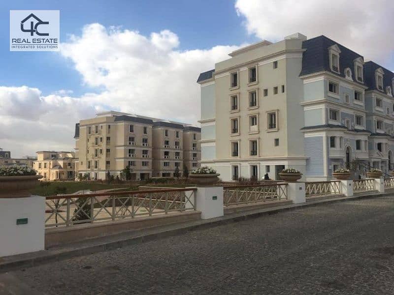 Own a semi-finished corner apartment  199m open view with the lowest down payment and installments, in Mountain View Hyde Park Compound, New Cairo. 8