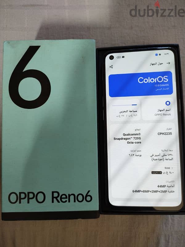 للبدل أو البيع Oppo Reno 6 3