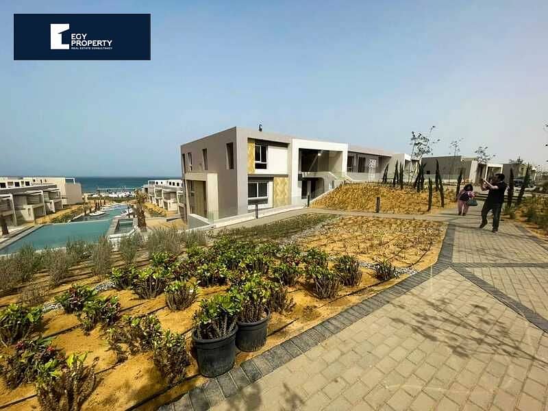 ground chalet with garden on the sea (Ready to move ) for sale in Boho Sokhna - with installments over 7 years 5