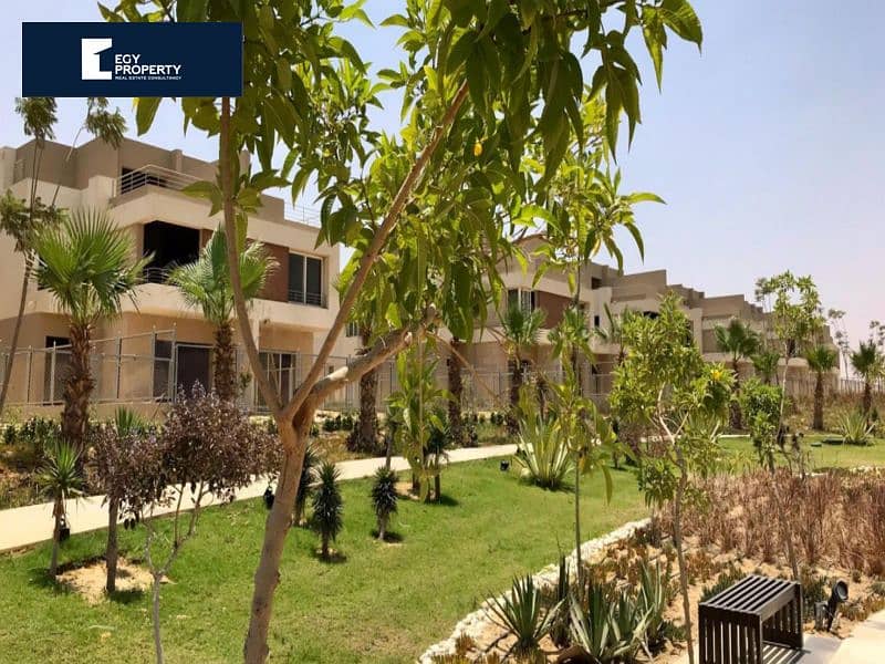 For sale, villa 200m with open view in Palm Hills  new cairo - installments over the longest payment period 6