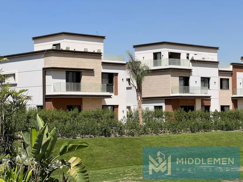 town house middle 225m delivered 2024 open view in azzar 2 new cairo 13