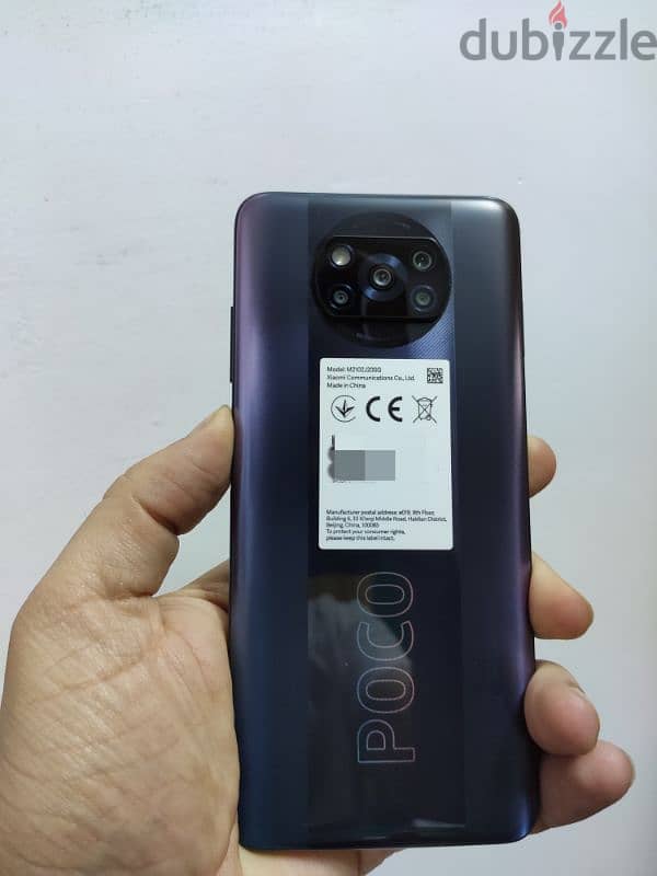 Poco X3 Pro 128GB - 6 Ram كسر زيرو بالكارتونة والشاحن والجراب 2