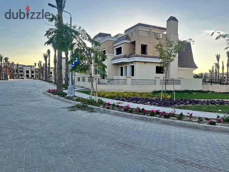 Next to Madinaty and El Shorouk s villa for sale in installments in Sarai new cairo 2