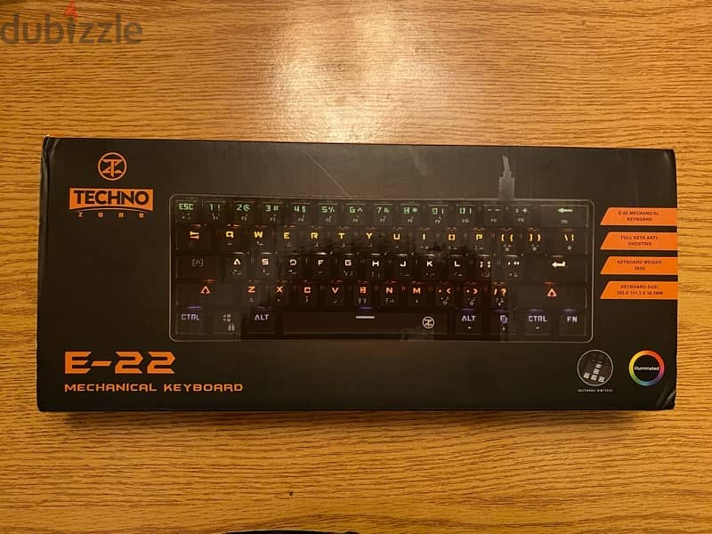 Techno Zone E-22 60% Mechanical Keyboard 1