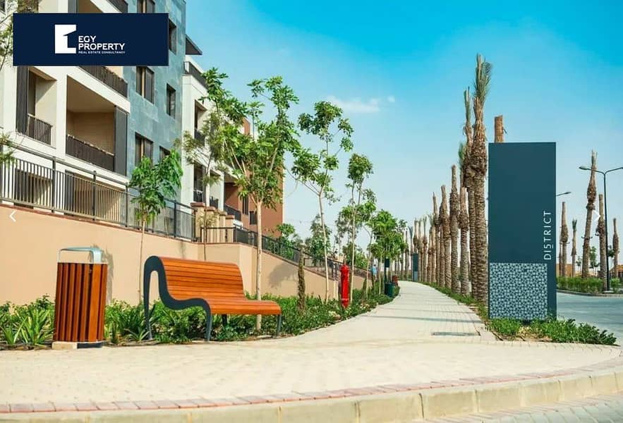 Own your new Apartment with garden in New Cairo's best projects in Marakez District 5 on 7 years installments 6