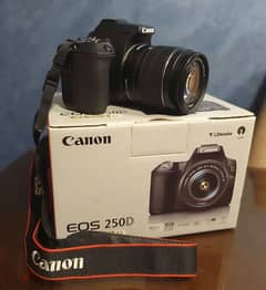 Canon 250D with accessories