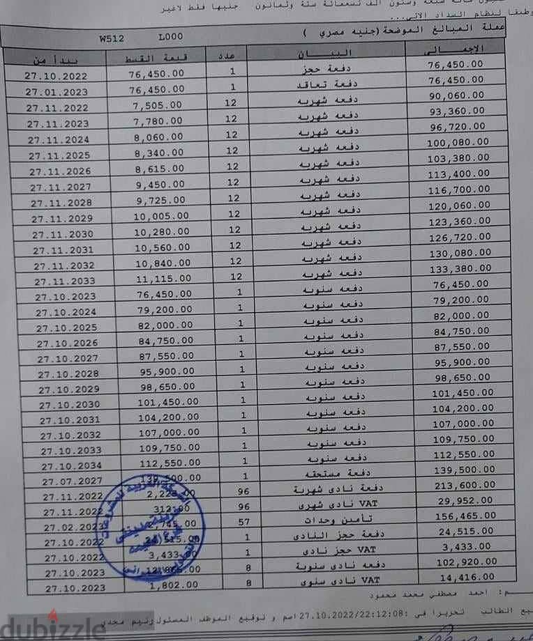 شقه للبيع 77م في B8 باجمالي 2 مليون و 800 الف  علي 12 سنه  حجز شهر 10 1