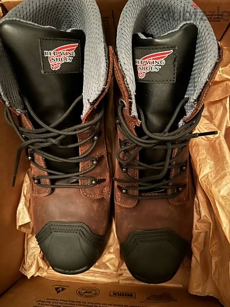 Original Red Wing 3228 Brown Safety Shoes - Size 45 2