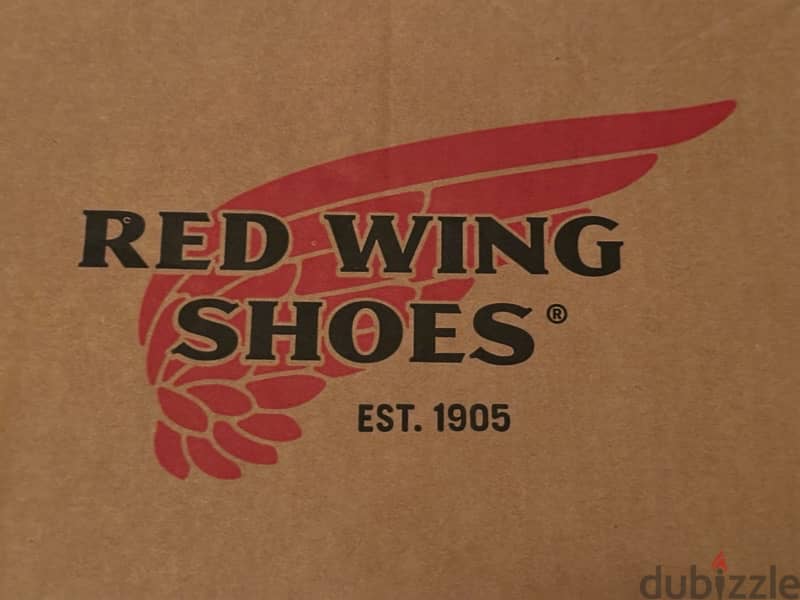 Original Red Wings Brown Safety Shoes - Size 45 5