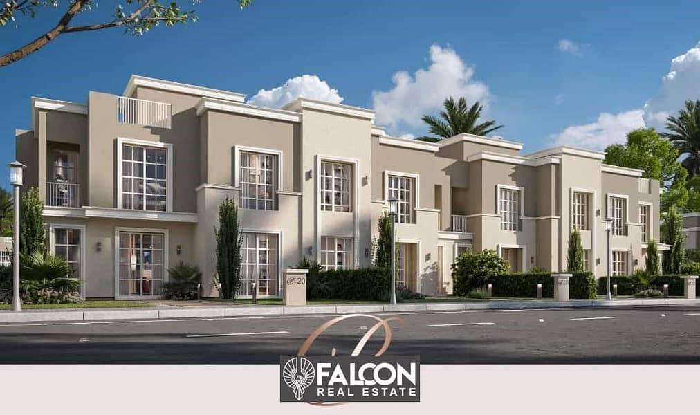 5 bedroom townhouse in Butterfly Compound in Mostakbal City with the lowest down payment of 6.5% 3