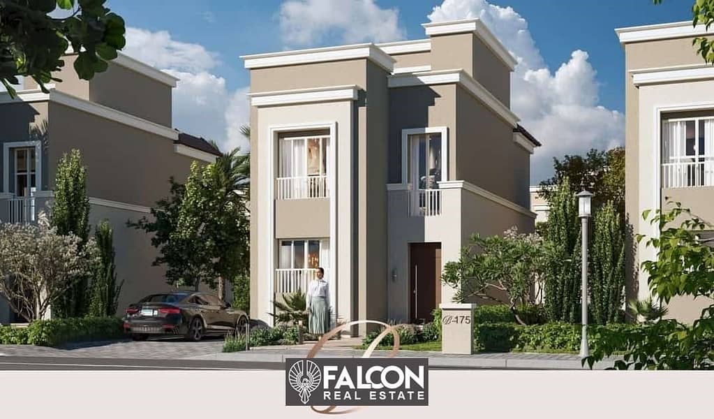 5 bedroom townhouse in Butterfly Compound in Mostakbal City with the lowest down payment of 6.5% 4