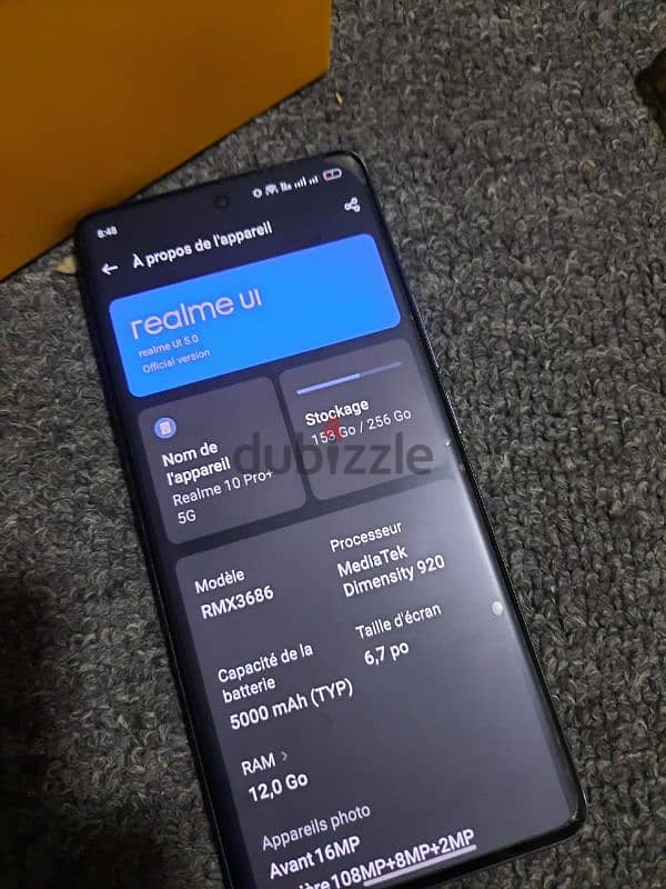 Realme 10 pro plus 256gb 12g ram 2