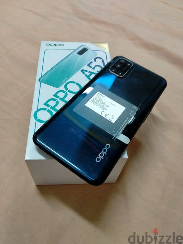 oppo a52 128/4+3 بلزقة الضهر مفهوش خربوش 1