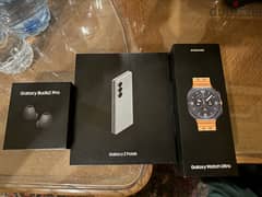 Samsung Fold 6 512 GB Silver + Samsung Ultra Black Titanium + Buds P2 0