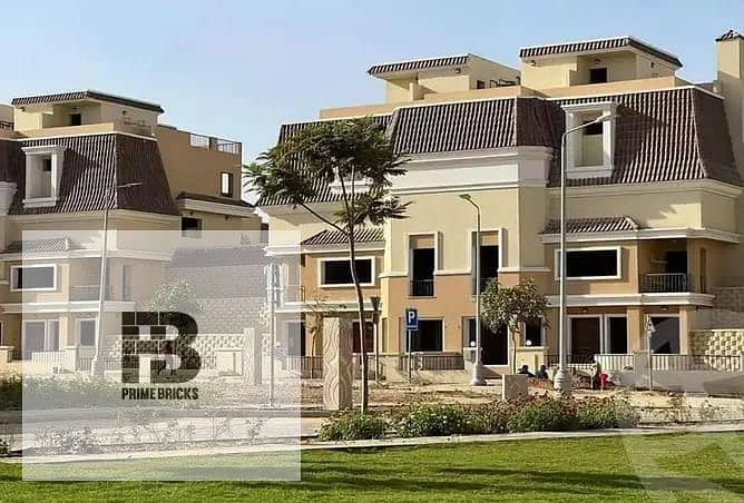 for sale  by down payment 10% apartment 132 m in Sarai in El  Mostakbal 1