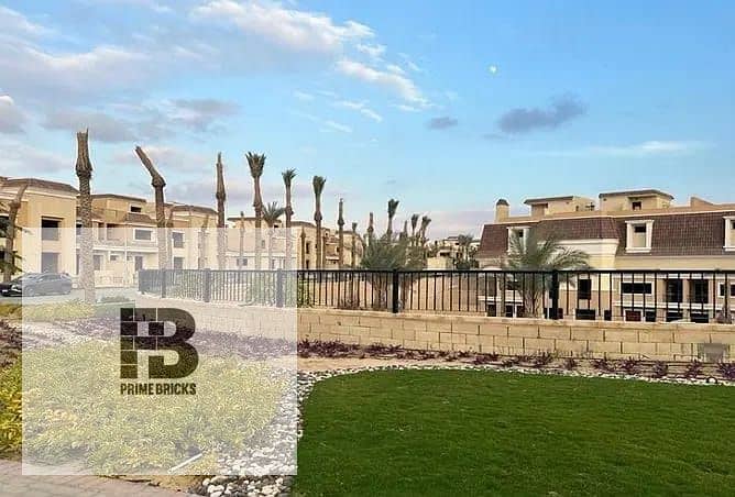 for sale  by down payment 10% apartment 132 m in Sarai in El  Mostakbal 2