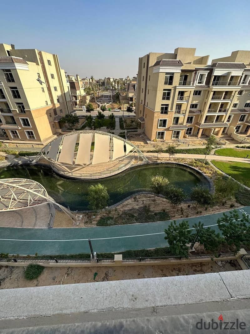 For sale next to Madinaty, Studio 69 m + Garden 60 m with landscape view in Sarai Compound with a 42% discount 7