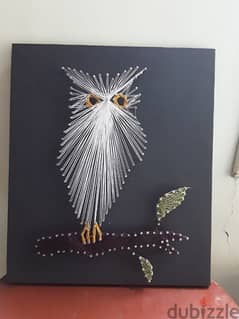 تابلوه بومه string art 0