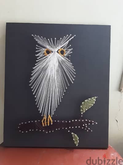 تابلوه بومه string art