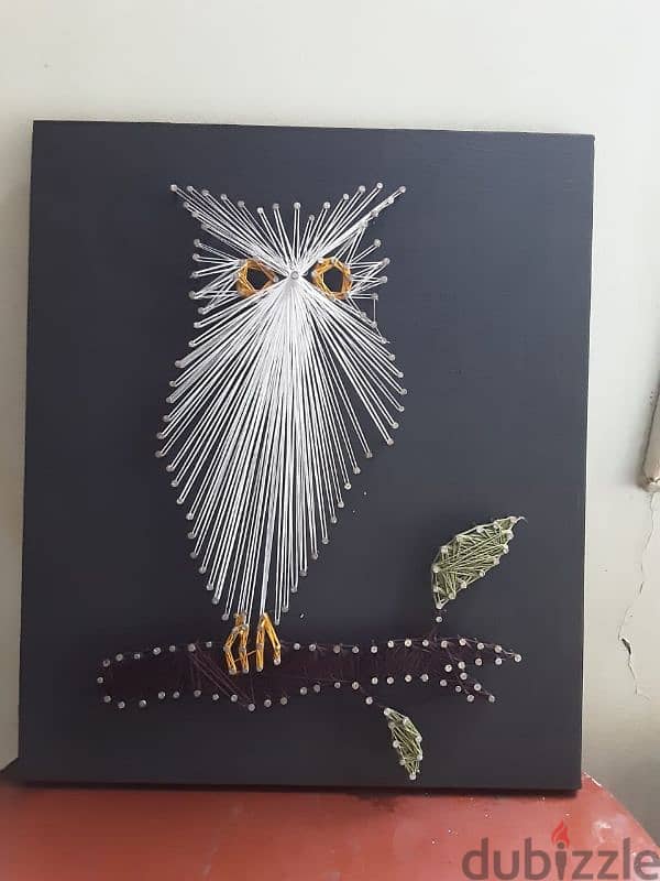 تابلوه بومه string art 0