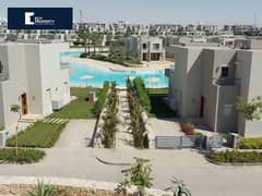 Own Fully Furnished Twin House For Sale Direct To The Lagoon  In Azha Sokhna - Ain El Sokhna Move Now !!