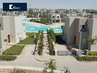 Own Fully Furnished Twin House For Sale Direct To The Lagoon  In Azha Sokhna - Ain El Sokhna Move Now !!