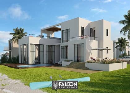 Villa 248 meters, 3 floors, The BUTTERFLY, with the lowest down payment, on the Suez Road, next to the Future University